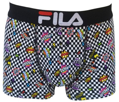 Мужские спортивные боксеры Fila Underwear Man Boxer 1P - white/mulitcolor
