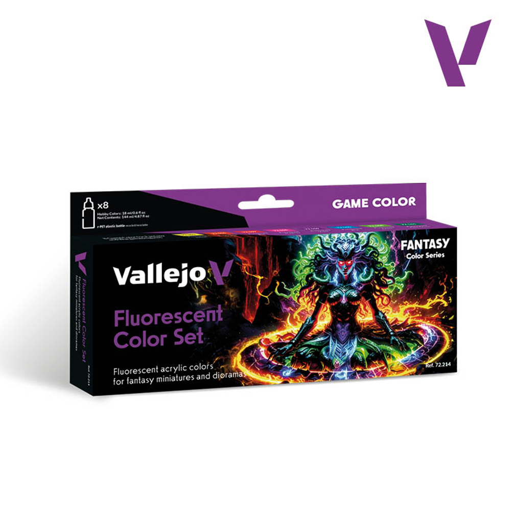 Game Color Set: Fluorescent Colors (8)
