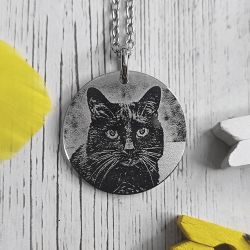 Кулон подвеска с гравировкой фото на заказ