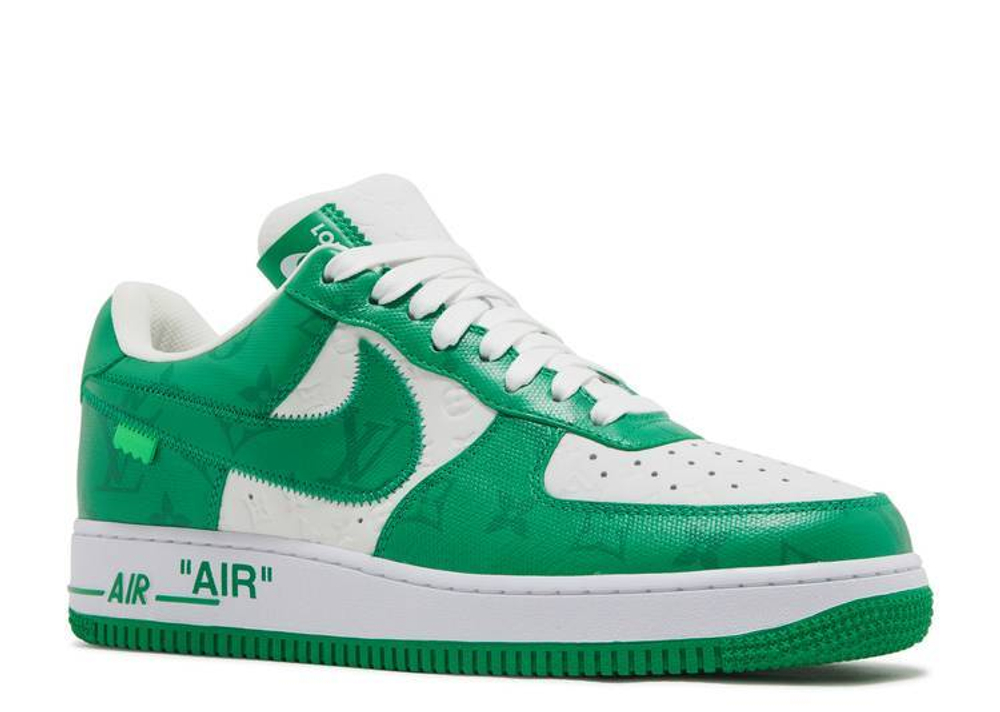 Louis Vuitton X Air Force 1 Low "White Gym Green"