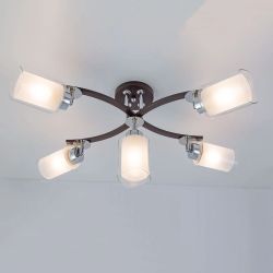 Citilux Фортуна CL156152 Люстра с поворотными плафонами Венге Хром