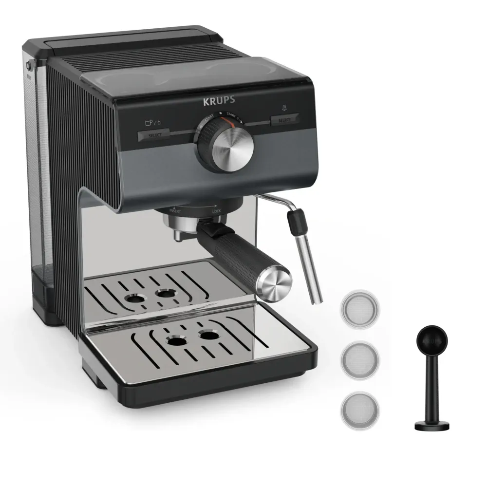 Рожковая кофеварка KRUPS Authentic+ XP384G10