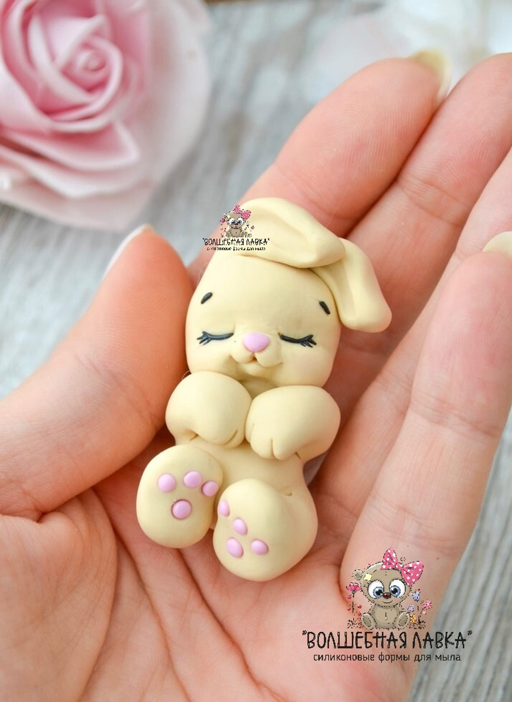 Силиконовая форма Зайчишка Моня