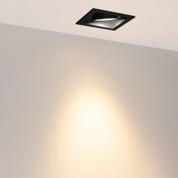 Светильник MS-VORTEX-BUILT-S117x117-20W Warm3000 (BK-BK, 40 deg, 230V) (Arlight, IP20 Металл, 5 лет) 057955