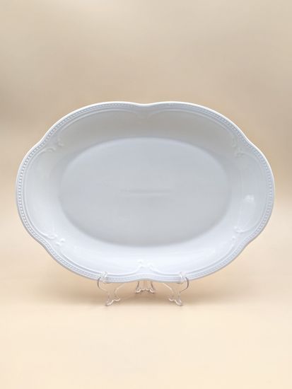 Блюдо овальное 31,5х22,5 см. набор 4 шт. "White Ornaments"