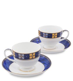 Pavone JK-199 Чайный набор на 2 перс. «Золотой Палермо» (Gold Palermo  )