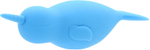 Голубой вибромассажер Unihorn of the Sea Neigh Mo для точечной стимуляции (Цвет: голубой)