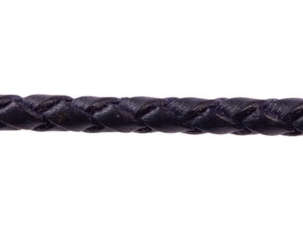 Шнурок плетеный синий Ø 6.0 мм, дл. 50 см