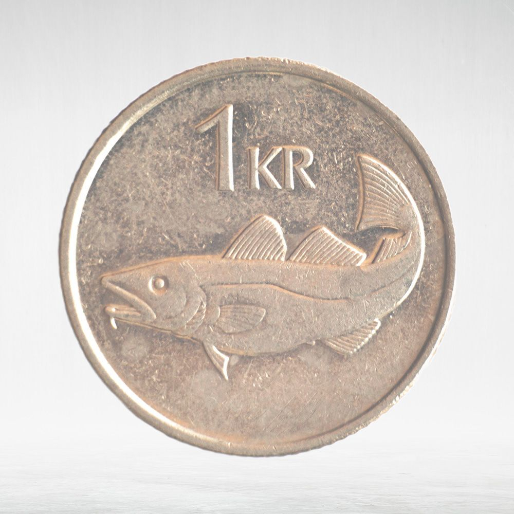 Iceland, 1 Króna, 1996, VF