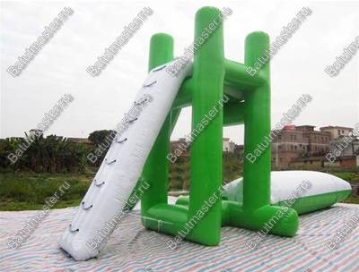 Катапульта Блоб с вышкой «Высотный драйв» 6×3×4 м, блоб 6×2 м