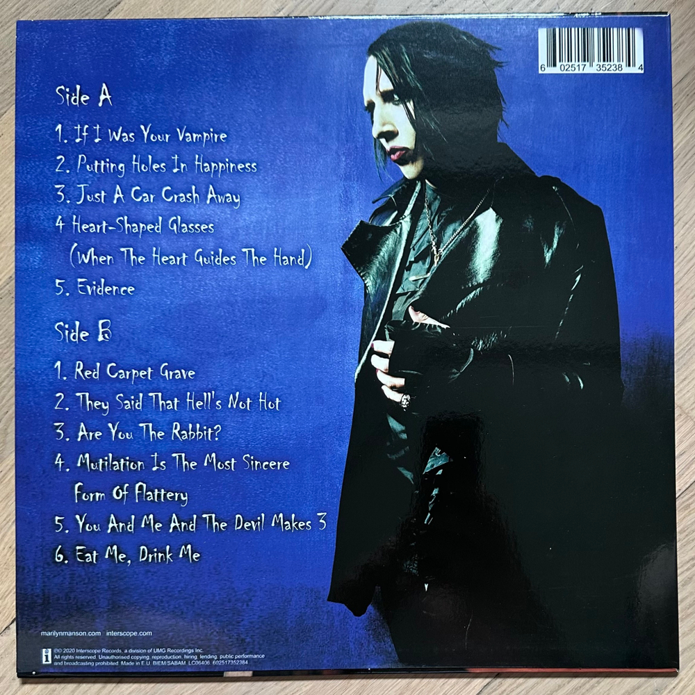 Marilyn Manson- Eat Me, Drink Me (Европа 2020г.)
