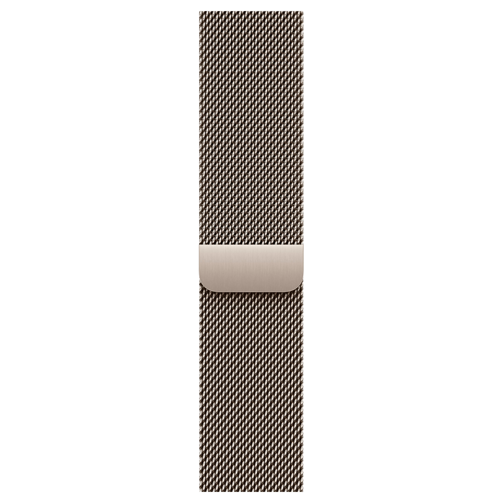Умные часы Apple Watch Series 10 GPS + Cellular, 46mm, Natural Titanium Case with Milanese Loop, Natural (Натуральный титан) MWYC3