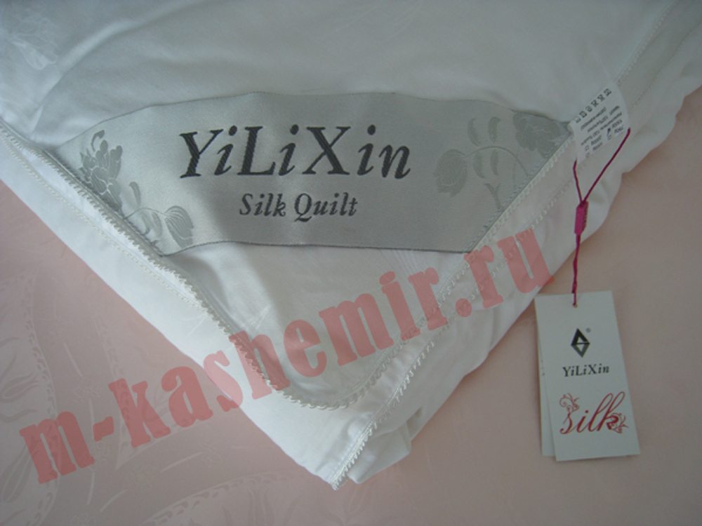 Одеяло шелковое в хлопке (YiLiXin) 200х220 (Легкое) - белое