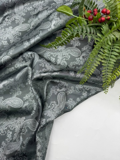 Подкладочная ткань огурцы графит