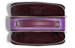 COACH Disney Collaboration BOX CROSSBODY Cow Split Leather Clutch Women"s Dark Purple