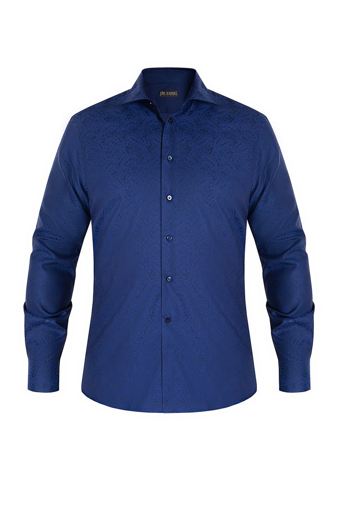 Рубашка жаккардовая белая ёлочкой с огурцами Happy