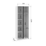 Фаворит Шкаф 2-х створчатый