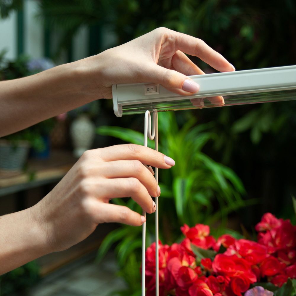 UFP-G20S H50 WHITE Подставка металлическая для светильника ULI-P. высота 500 мм. Белая. TM Uniel