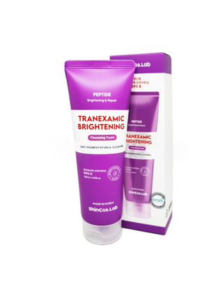 Пенка для умывания с транексамовой кислотой SHINCOS LAB Tranexamic Brightening Cleansing Foam 120 мл