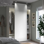 Шкаф-купе - IKEA PAX/HASVIK/ ПАКС/ХАСВИК ИКЕА, 150x66x236 см, белый