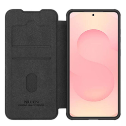 Кожаный чехол-книжка Nillkin Leather Qin Pro для Samsung Galaxy S25 Edge