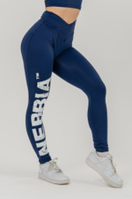 ЛЕГИНСЫ HIGH WAISTED GYM LEGGINGS GLUTE CHECK 613 Синие