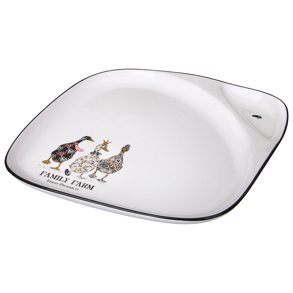 ТАРЕЛКА ОБЕДЕННАЯ LEFARD "FAMILY FARM" 2 СЕКЦИИ 26*2,5 СМ (КОР=12ШТ.)