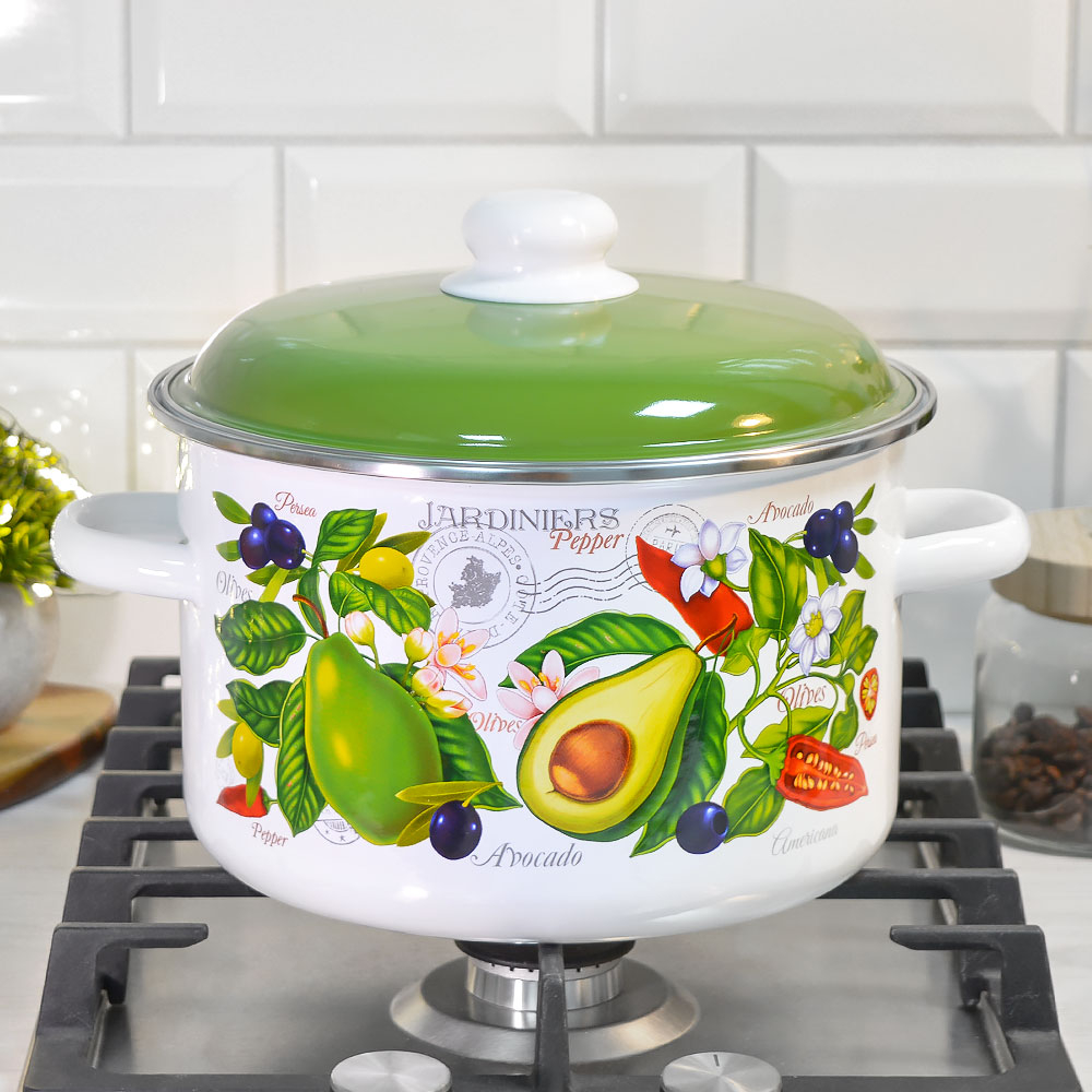 Кастрюля 5,5л "Авокадо"