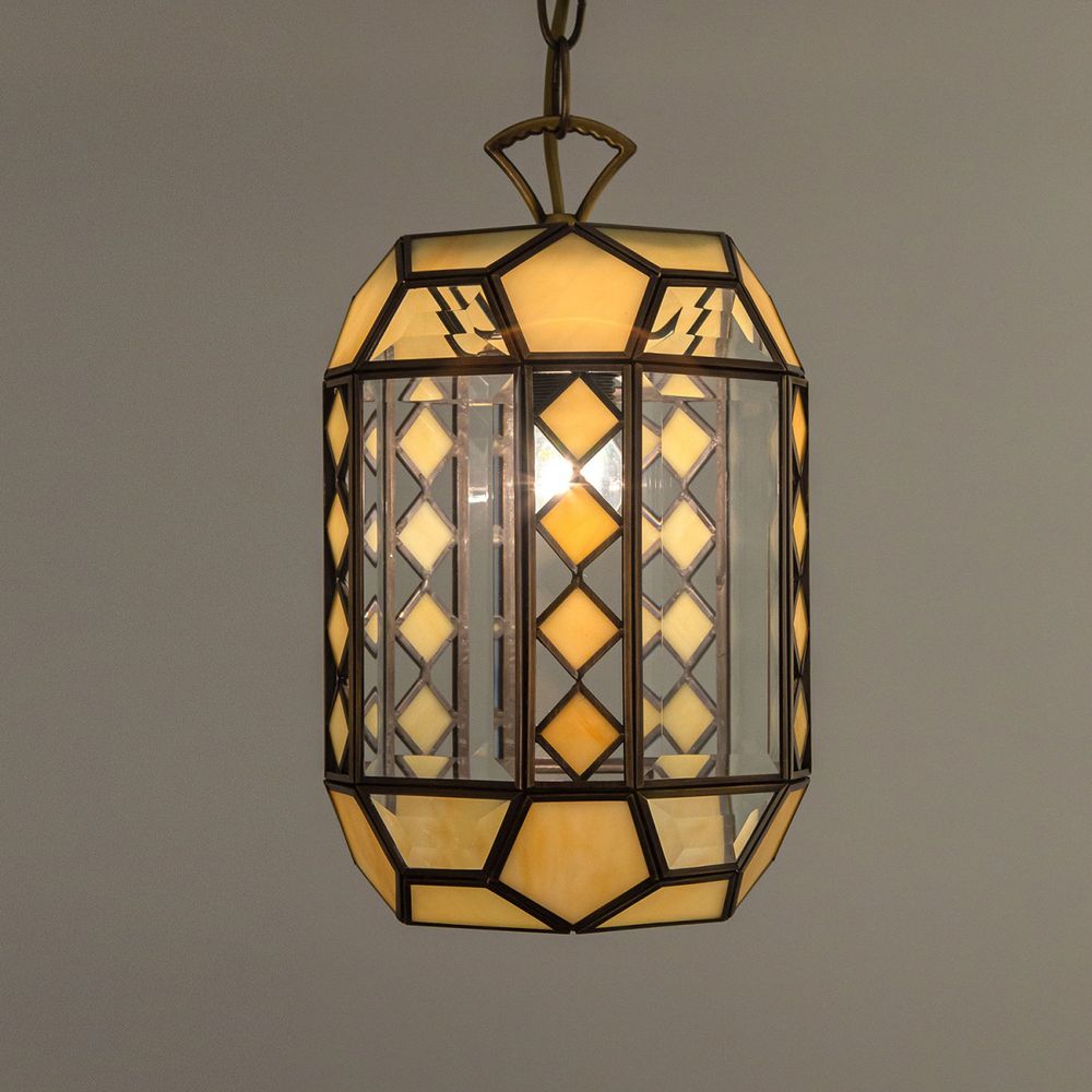 Citilux Фасет CL441111 Подвесной светильник витражный Бронза