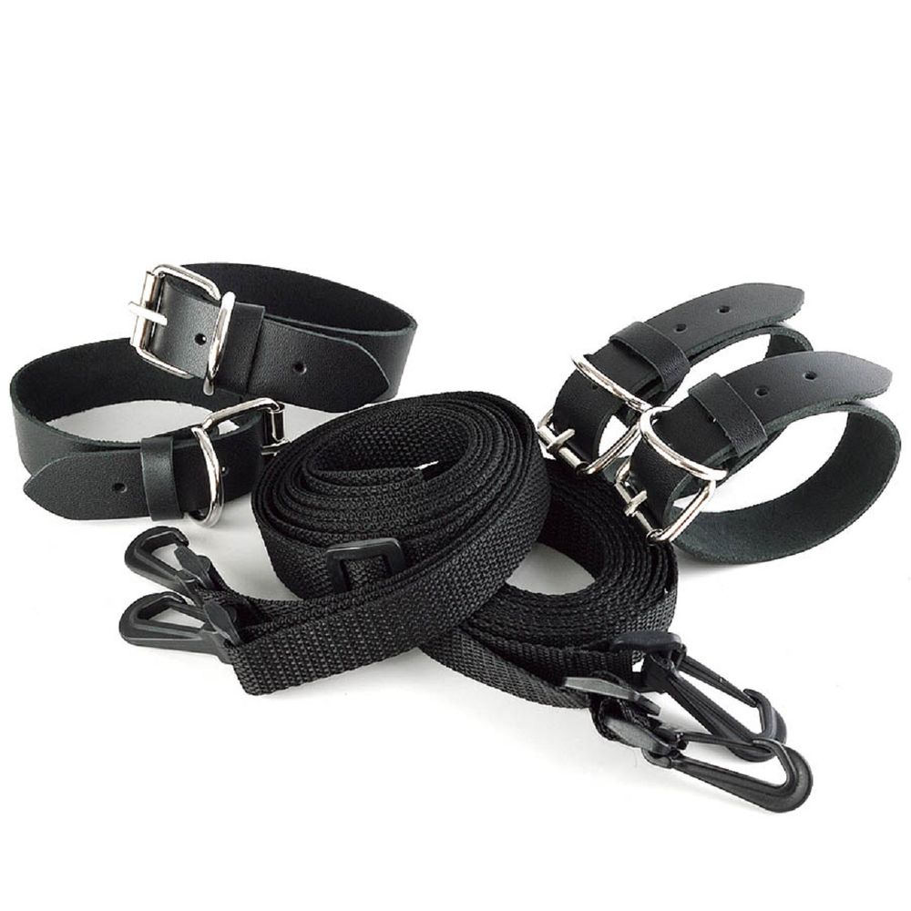 Комплект растяжка новичок для кровати черный