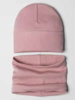 Шапка детская со снудом на осень