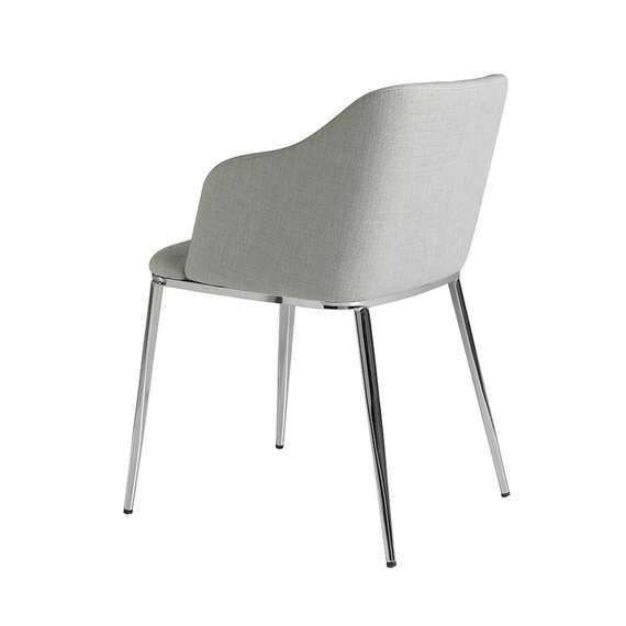 Серый тканевый стул модель 4050