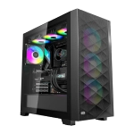 Корпус PCCooler C3D510 BK ARGB EATX/ATX/mATX/ITX 2x3.5", 2x2.5", USB3.0, 2xUSB2.0, 3xFAN ARGB included, Black