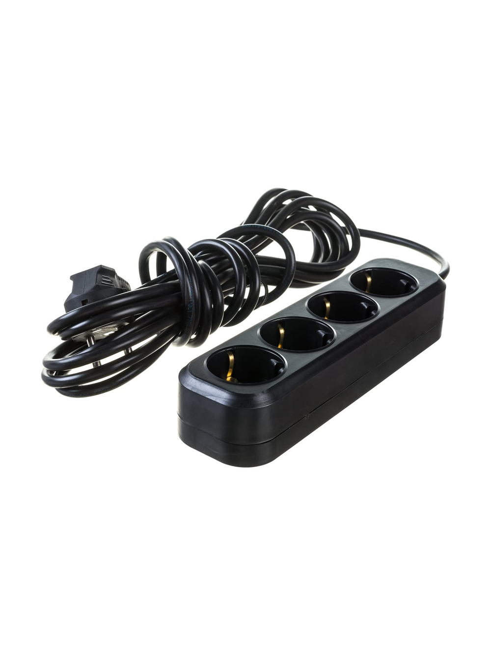 Бытовой удлинитель Gigant с заземлением ПВС 3x0,75 4 гнезда 5м 80087