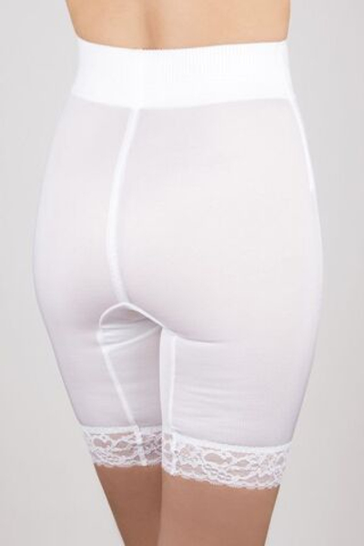 Шелковистые корсетные панталоны (Размер: M) (Цвет: бежевый)