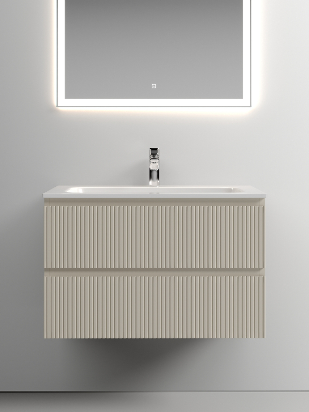Тумба с раковиной Sancos Snob T 80 см SNT80CE beige soft