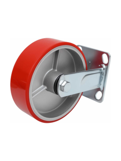 Колесо промышленное неповоротное с подшипником 160мм ПУ/чугун Gigant G-04-09-37