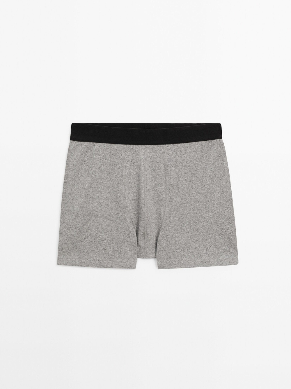 Massimo Dutti Трусы-боксеры с черным поясом, жемчужно-серый