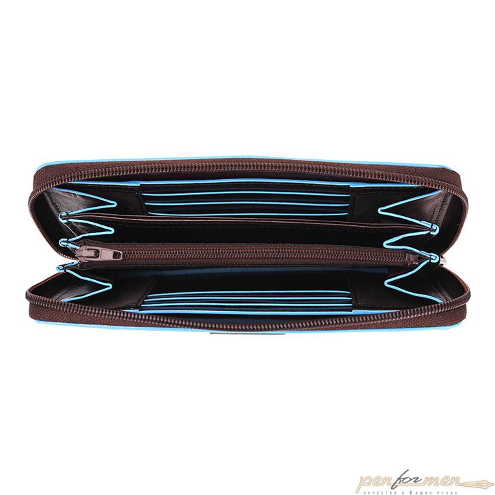 Кошелек женский Piquadro Blue Square коричневый (PD3229B2/MO)