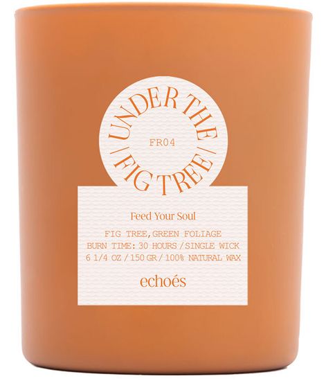 Under the Fig Tree, свеча Feed your soul collection, Echoes