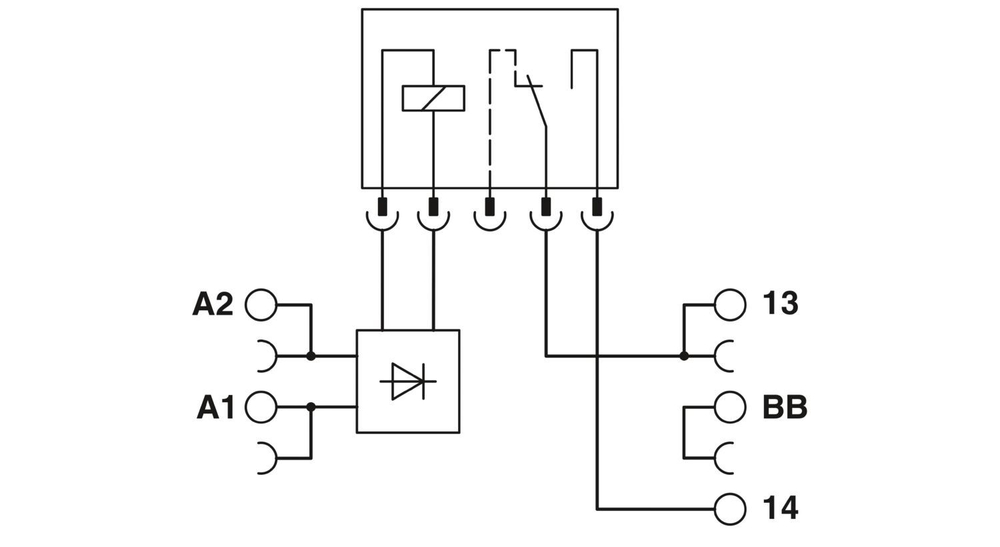 2900312 - PLC-RPT- 24DC/ 1/ACT - Релейный модуль