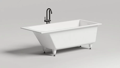 Ванна Salini Cascata S-Stone 170х75 104323M белая матовая