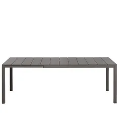 Стол металлический раздвижной Rio Alu, 140-210х85 см, тортора