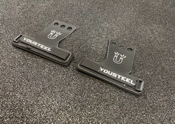 Накладки чёрн. три отверстия L