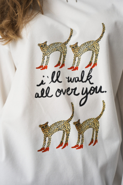 Лонгслив с кружевом 1305 молоко