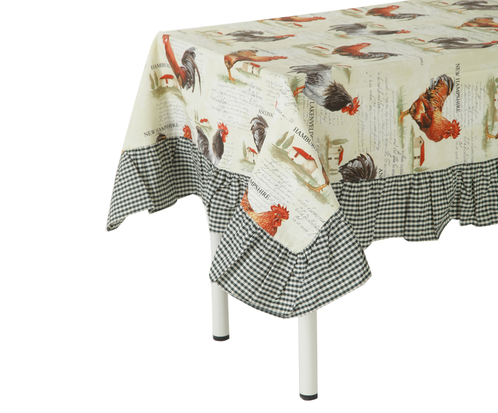 Скатерть 160x230 Old Florence Gallo зелёная Италия