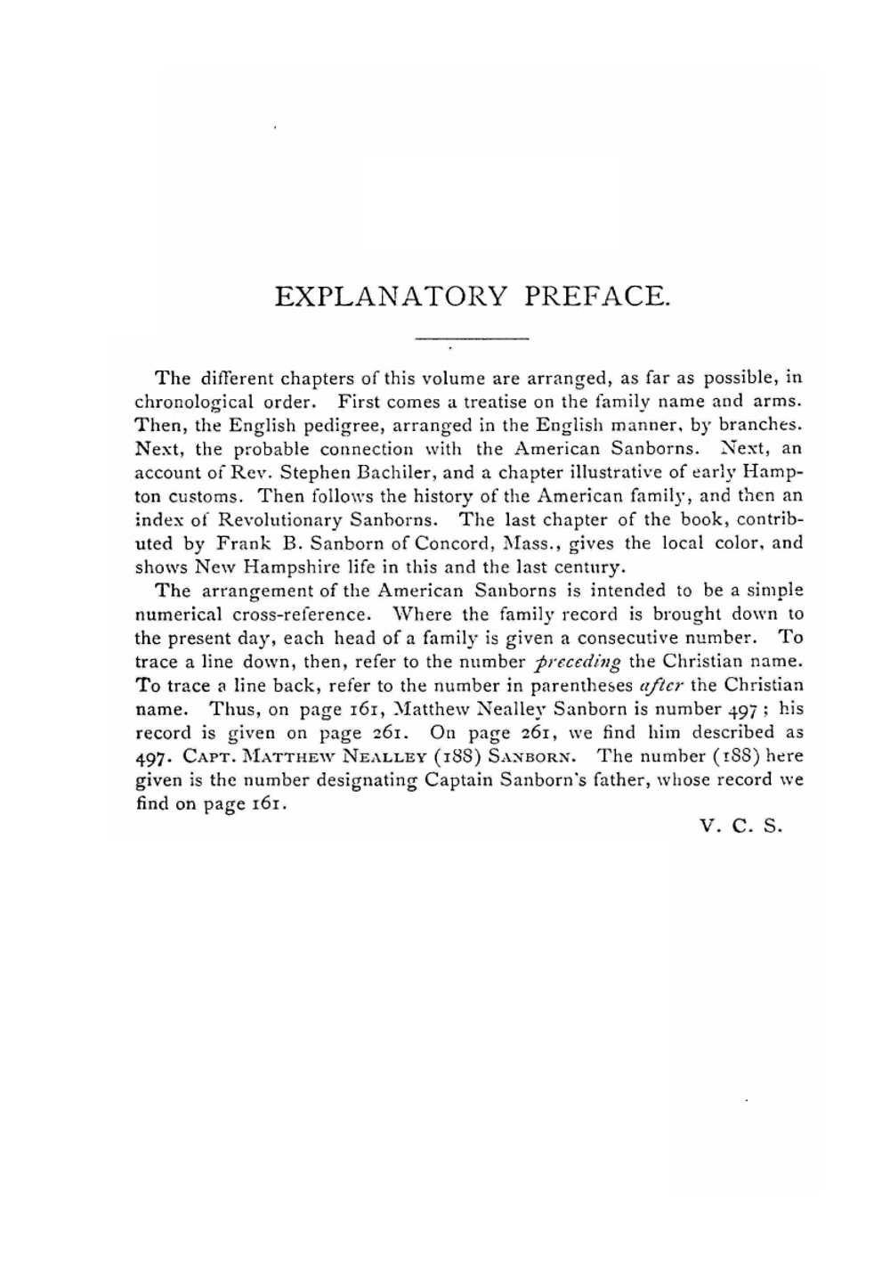 Genealogy of the family of Samborne or Sanborn in England and America 1194-1898. Volume 1 | V. Channing Sanborn