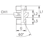 Штуцер FB DS10 BSP 1/4" (корпус)