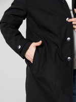 Тренч утепленный с меховым подкладом