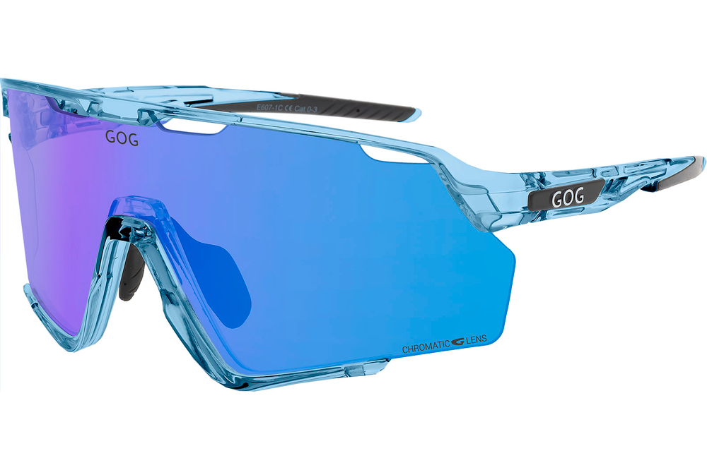 Спортивные очки GOG Prometheus / Photochromic Blue/Black / Reflex Blue